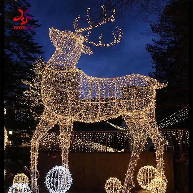 Hot Sales Christmas Decoration Motif Light Deer