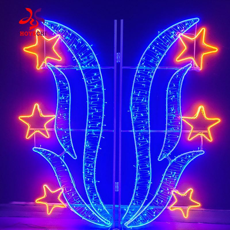 Kaubanduslikud LED-postide kinnitusmotiivid: kohandatud tänavavalgusti kaunistused (IP65 veekindel)