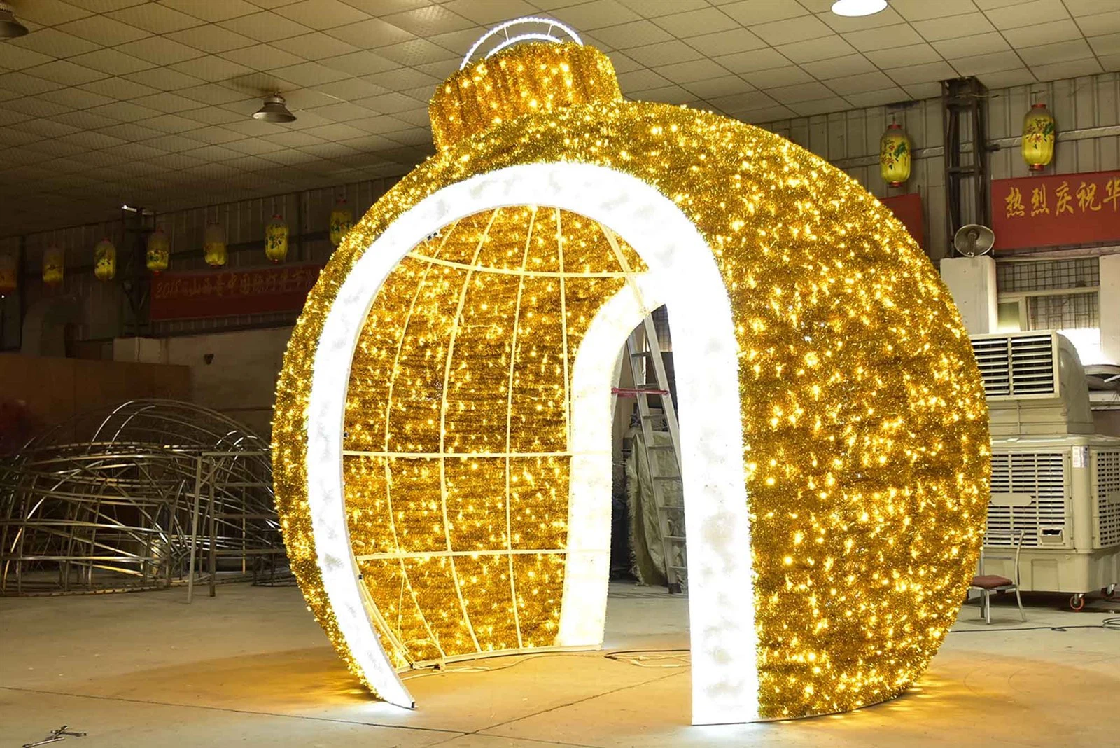 large arch ball motif lights large arch ball motif lights