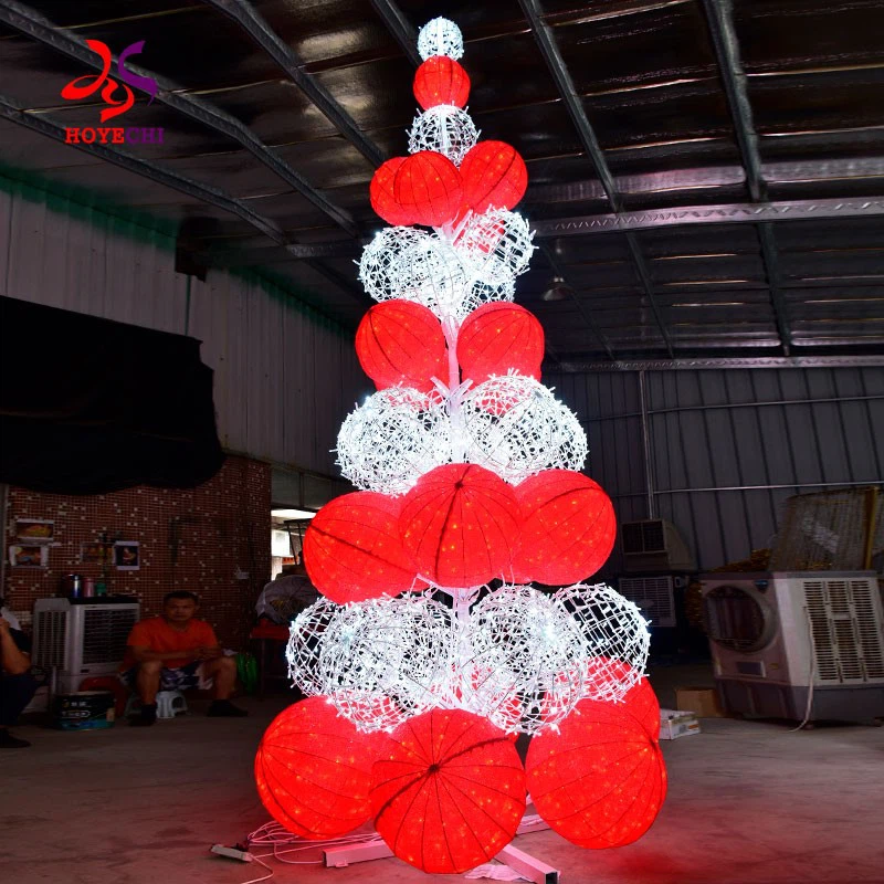 Spherical Light Sculpture Christmas Tree