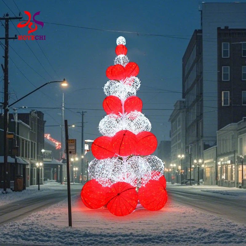Spherical Light Sculpture Christmas Tree